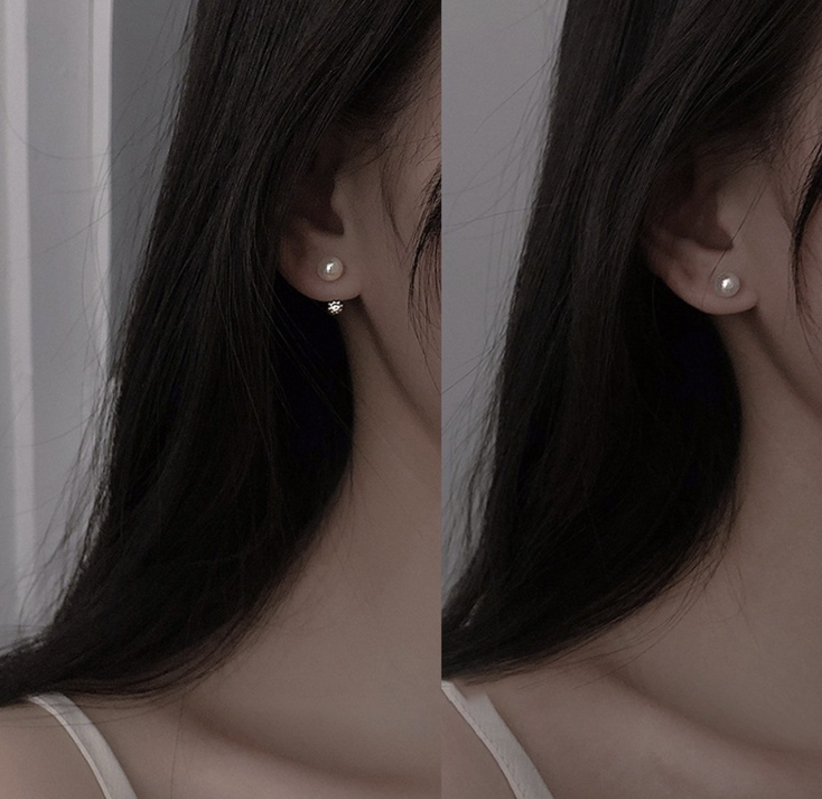 Pearl Stud Earrings