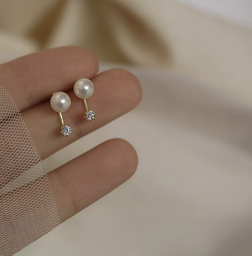 Pearl Stud Earrings