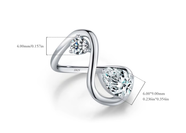 Eternal Duo Spark Ring