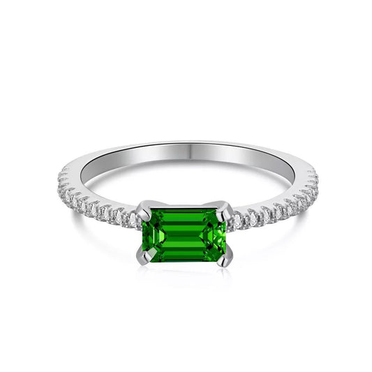 Lunar Emerald Ring