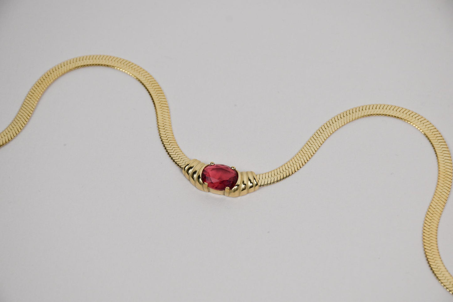 Bella Burgundy Necklace