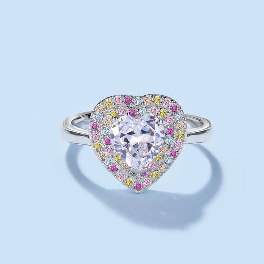 Aurora Heart Ring