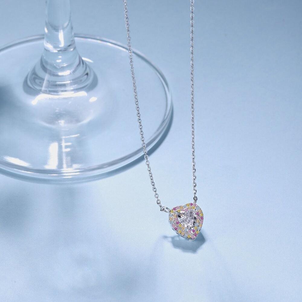 Spectrum Heart Necklace