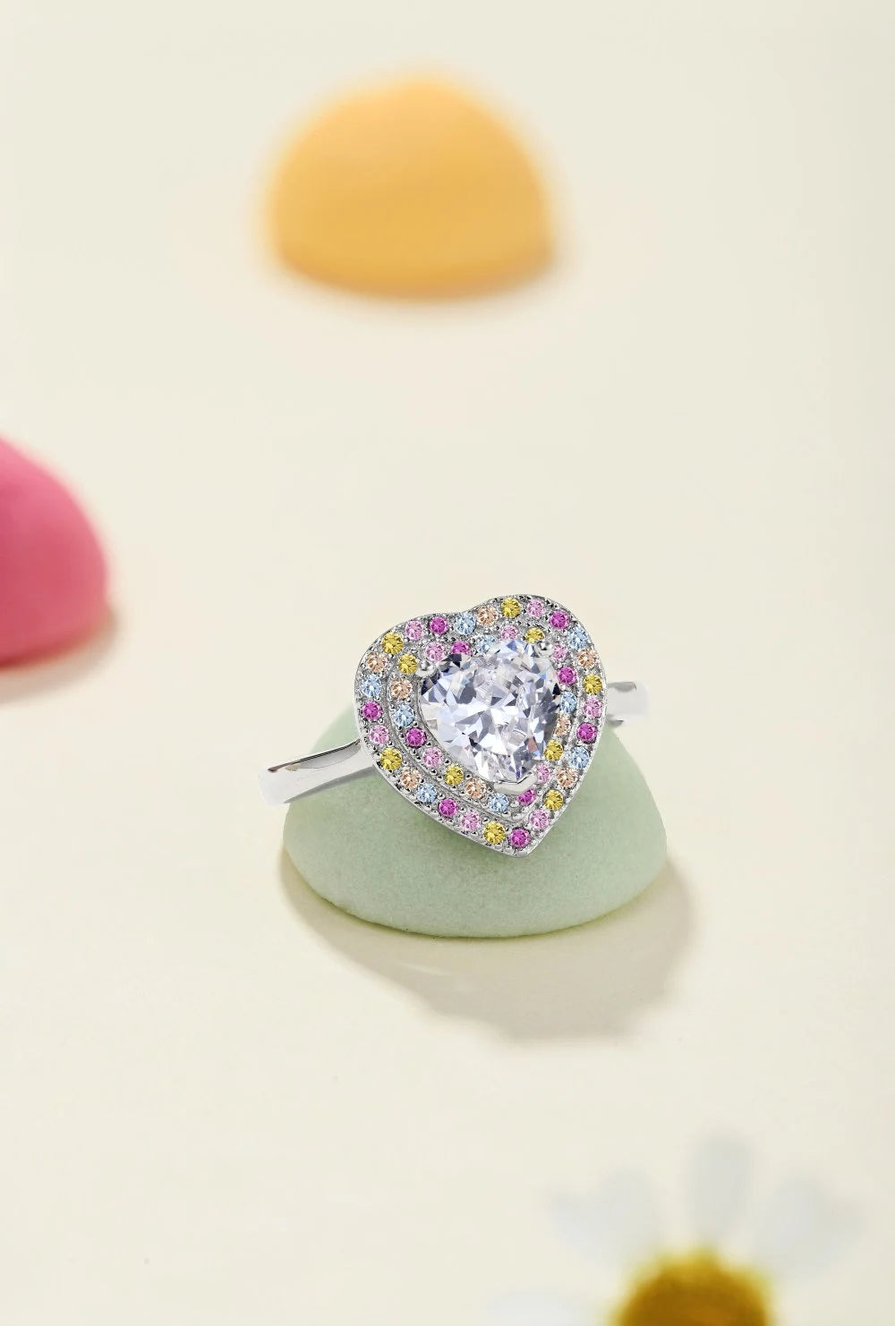 Aurora Heart Ring