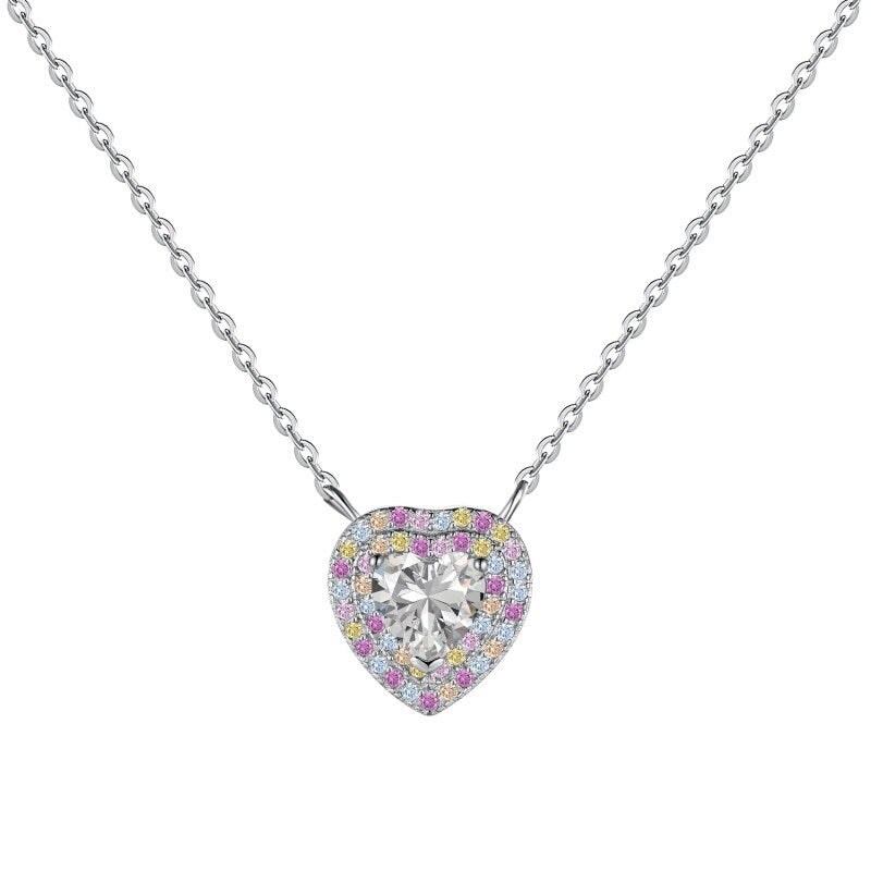 Spectrum Heart Necklace