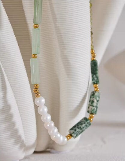 Forest Beaded Necklace